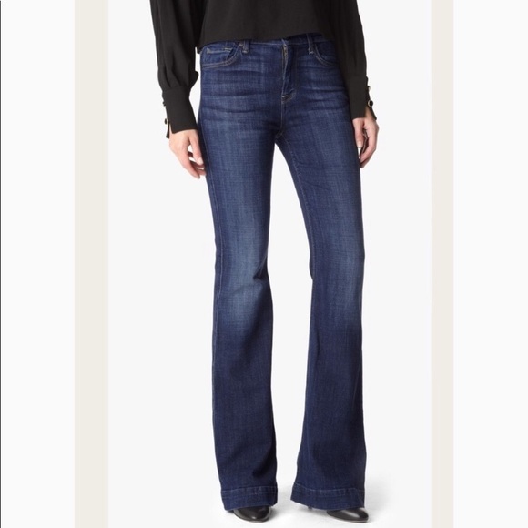 7 For All Mankind Denim - 7 for all mankind ginger wide leg flare jeans 26